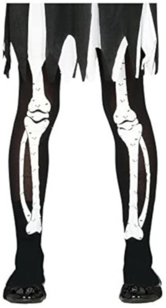 Child Skeleton Tights Age 5 to 9 Years