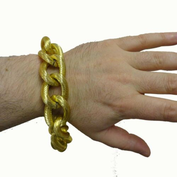 Gold Bracelet 25cmx22mm