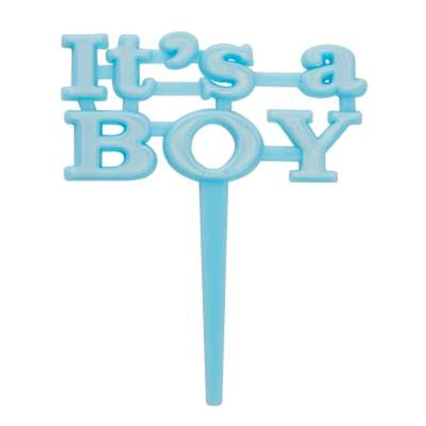 Its A Boy Cake Picks Blue Pk8