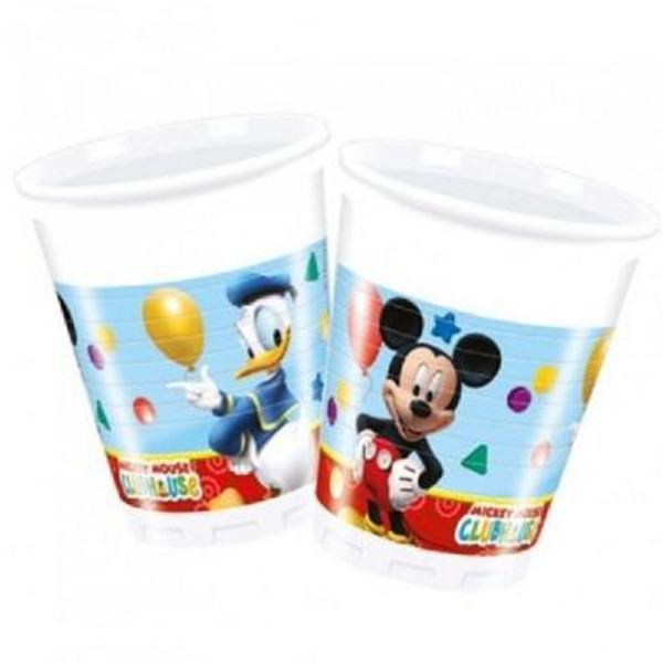 Disney Playful Mickey Cups 200ml Pk8