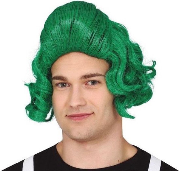 Oompa Loompa Green Short Hair Wig