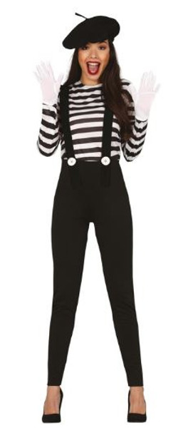 Mime Lady Size Medium to Large Spandex