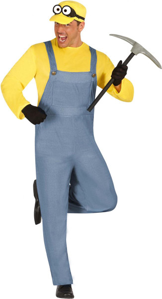 Miniero Miner Yellow Man Adult Size Large