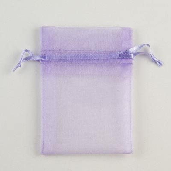 Organza Bag 4x5in Pk10 Lilac