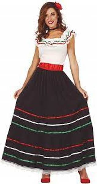 Mexican Lady Dress Large Size 42 to 44