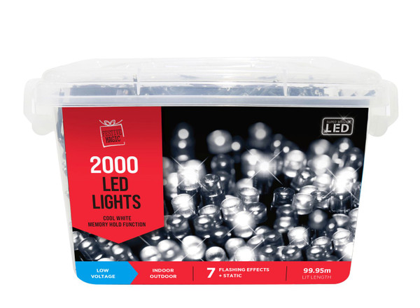 2000 LED LIGHTS WHITE