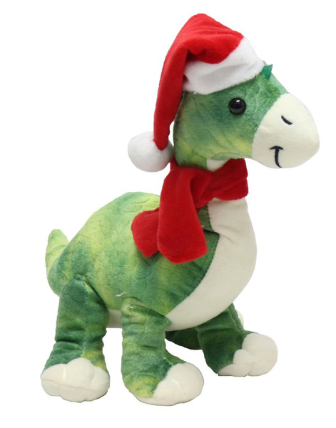 PLUSH DINOSAUR With HAT 25cm