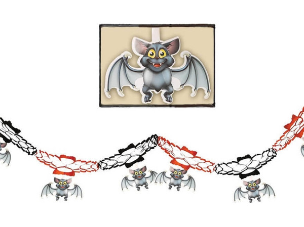 Bat Garland 15cm x 2m