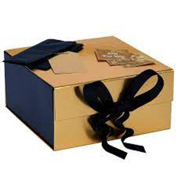Medium Foil Gold Gift Box