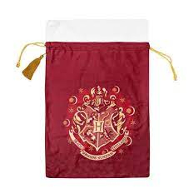 Santa Sack Harry Potter Hogwarts Crest