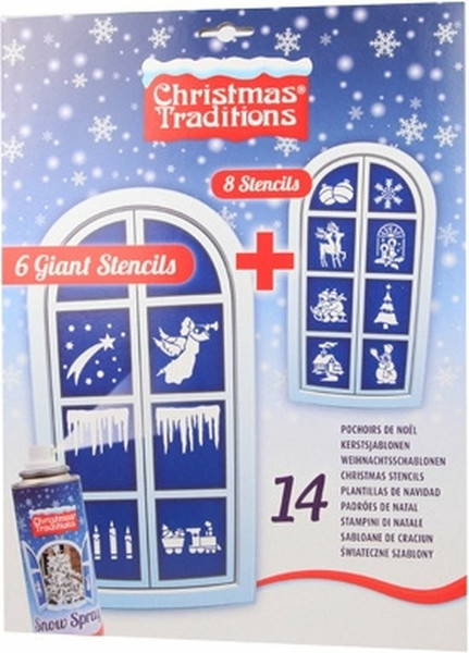 mixed stencils choose from fourteen christmas designs