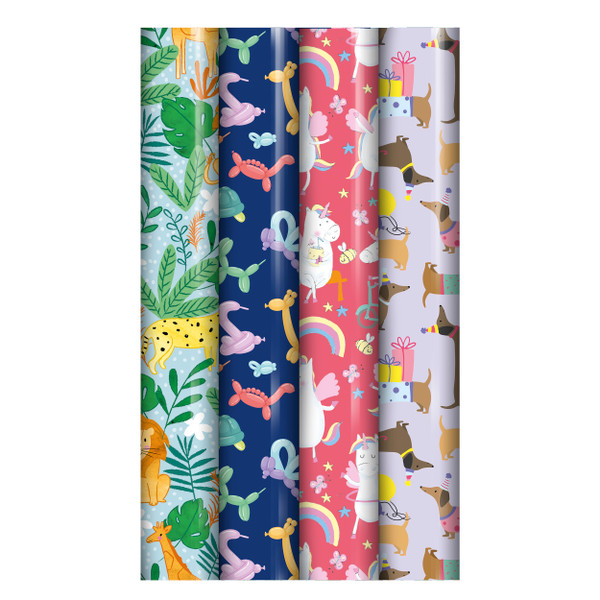 Party Dog Giftwrap 2.5m