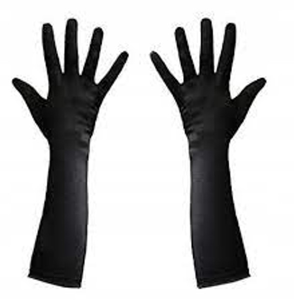 Gloves Long Black 45cm
