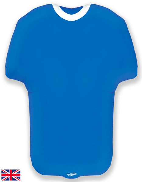 H300 Foil Balloon 24in Shape Sports Shirt Blue Metallic