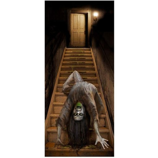 Halloween Stairs Exorcist Door Cover 80x180cm