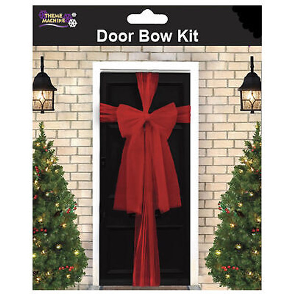 Large Red Organza Door Bow Kit 9m x 40cm