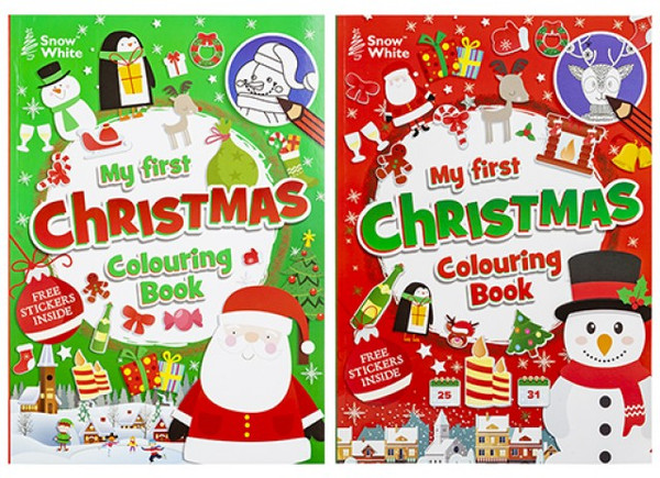 Extra Large Christmas Colouring Book 48 Pages Choice of 2 Styles