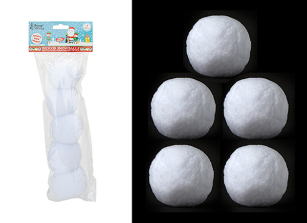 Indoor Snowballs x 5