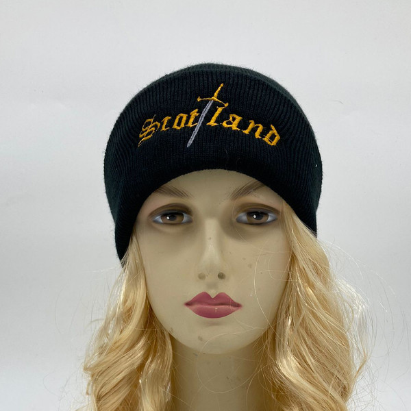 Wooly Hat with Scotland Embroidery HAT003