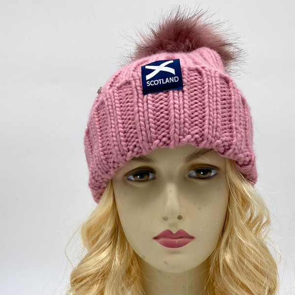 Wooly Hat with Scotland Embroidery HAT015