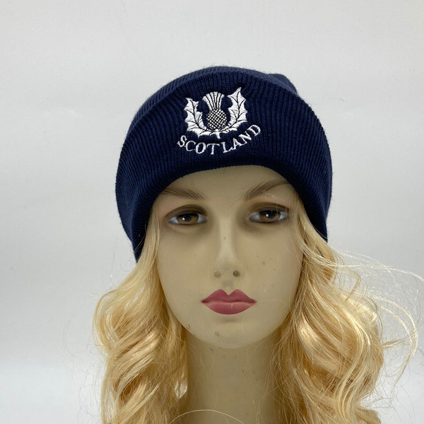 Wooly Hat with Scotland Embroidery HAT029