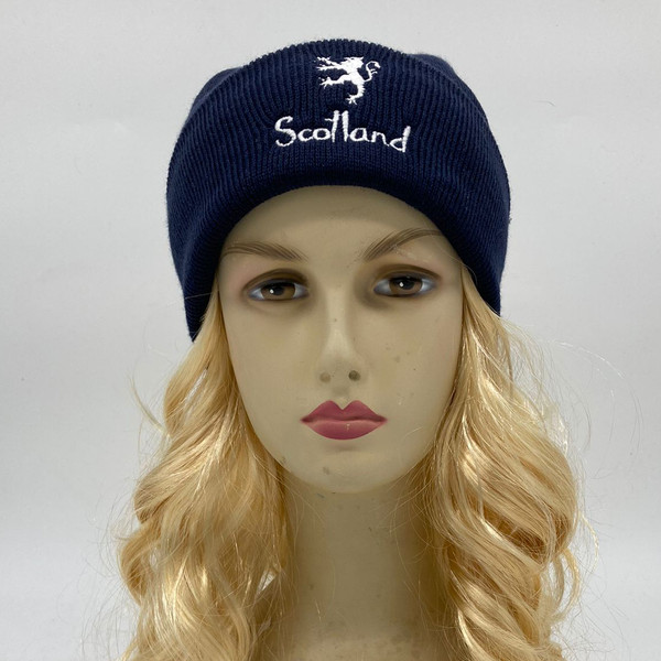 Wooly Hat with Scotland Embroidery HAT039
