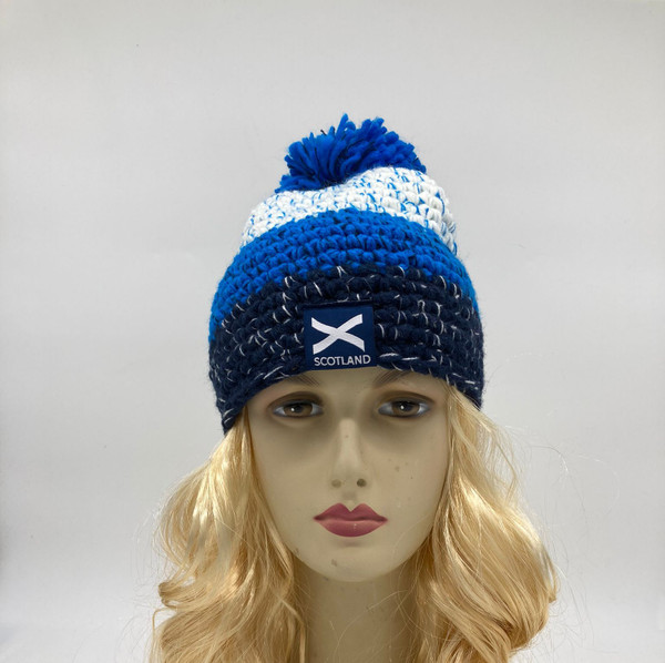 Wooly Hat with Scotland Embroidery HAT079