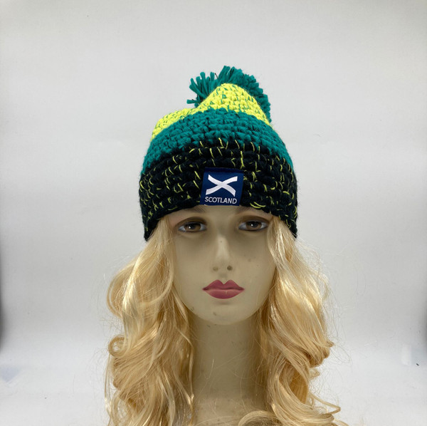 Wooly Hat with Scotland Embroidery HAT080