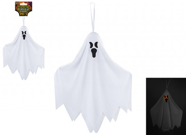 Hanging Light Up Ghost Decoration