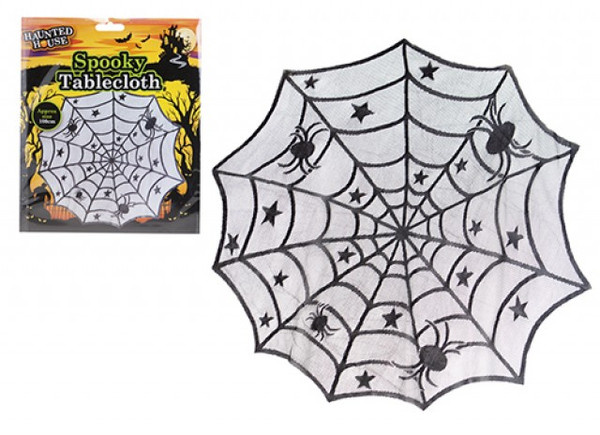 Spiders Web Round Table Cover 100cm