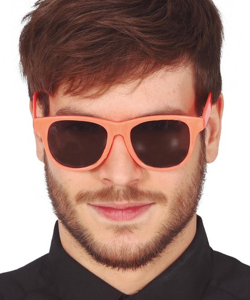 1980s Neon Orange Sunglasses