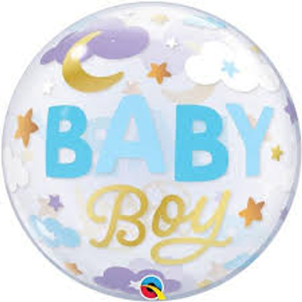 H300 22in Single Bubble Baby Boy Sweet Dreams