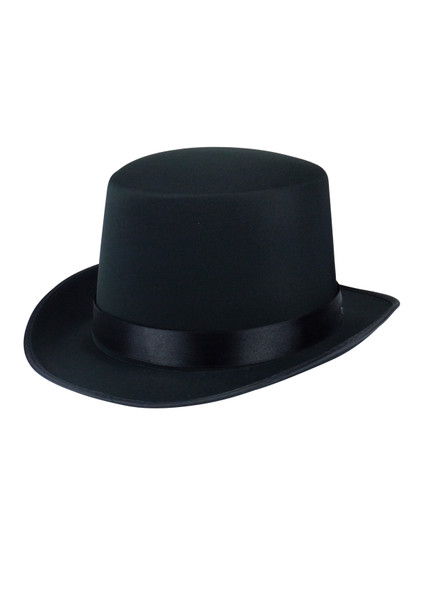 Satin Top Hat Black