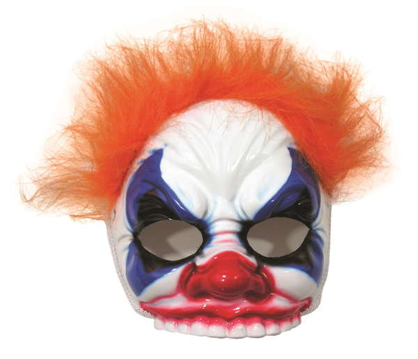 Evil Clown Mask With Hair