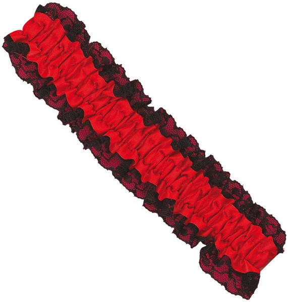 Hen Party Garter Red Black