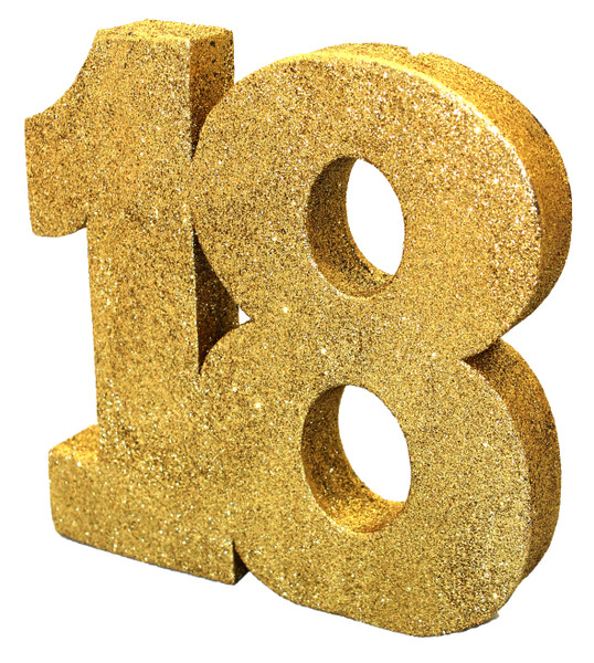 Table Number Age 18 Gold