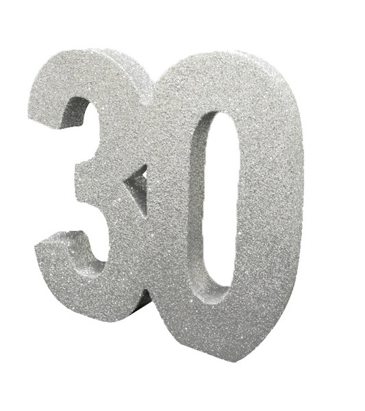 Table Number Age 30 Silver