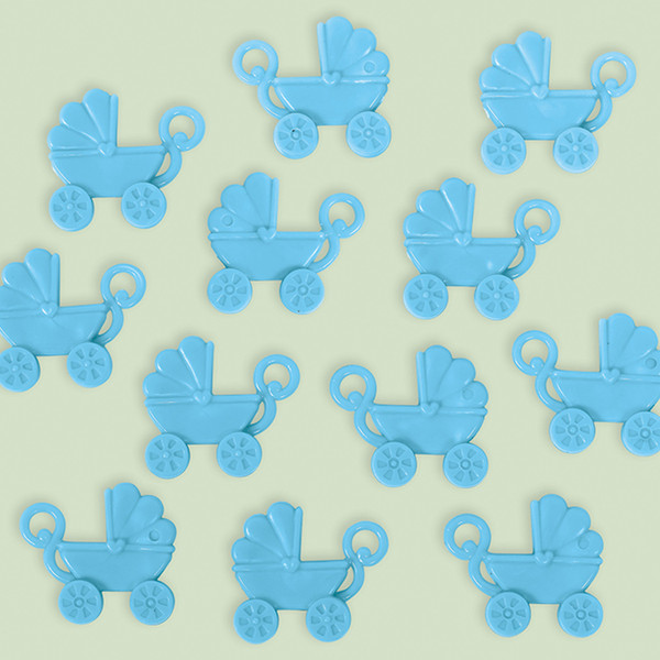 Baby Shower Charms Blue Carriages Baby Shower Charms Blue Carriages