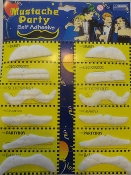 Moustaches Pk12 White Moustaches Pk12 White