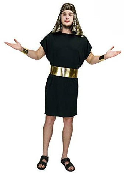 Egyptian Pharaoh Anubis Short Black Robe One Size