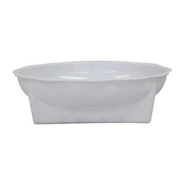 Floral Square Round Dish White Pk20 Bulk Floral Square Round Dish White Pk20 Bulk
