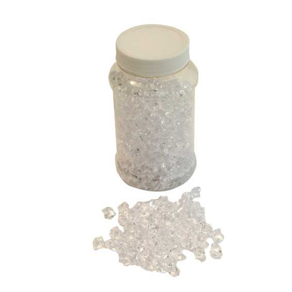 Scatter Stones Jar Acrylic Clear 290Grms