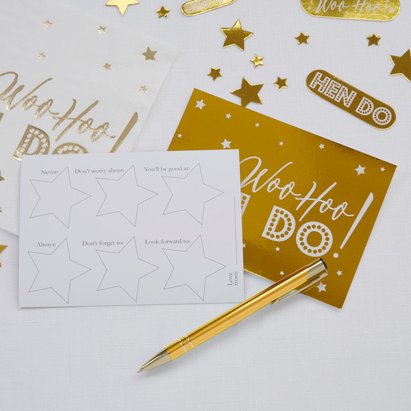 Woo Hoo Hen Doo Advice Cards Pk10