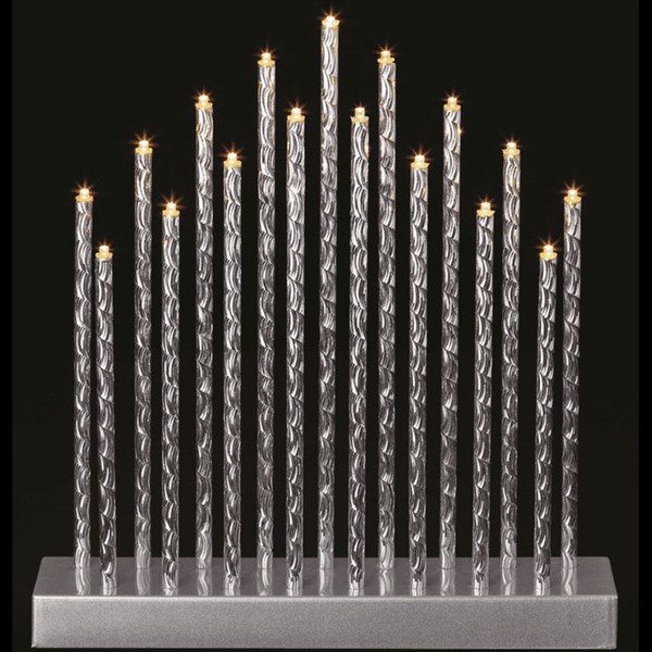 17 Light Silver Sparkle Candlebridge