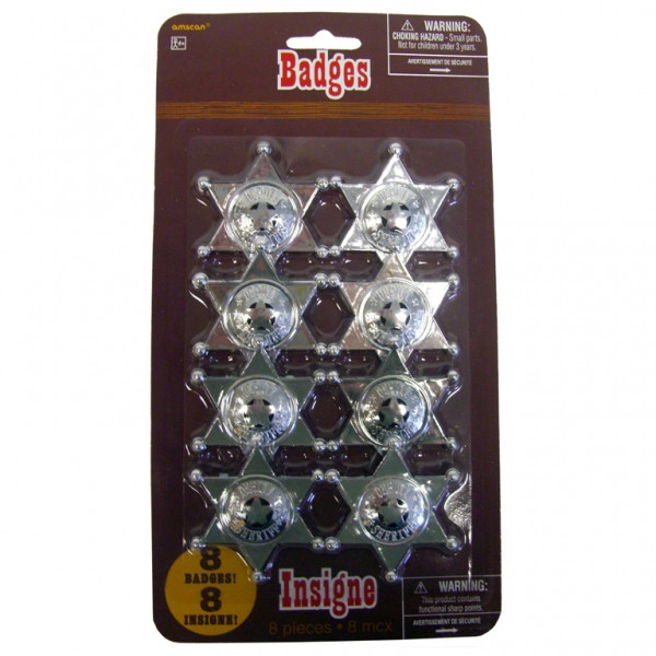 Sheriffs Badges Pk8