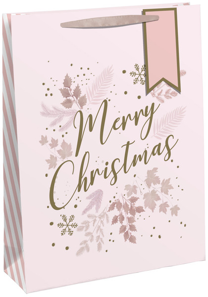 Xmas Pink Female Champagne Bag
