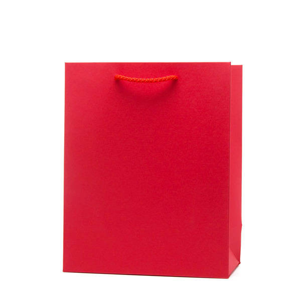 Matt Red Paper Gift Bag Large