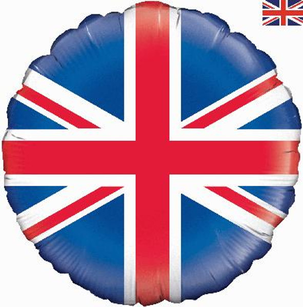 H100 18in Foil Balloon Union Jack Flag H100 18in Foil Balloon Union Jack Flag