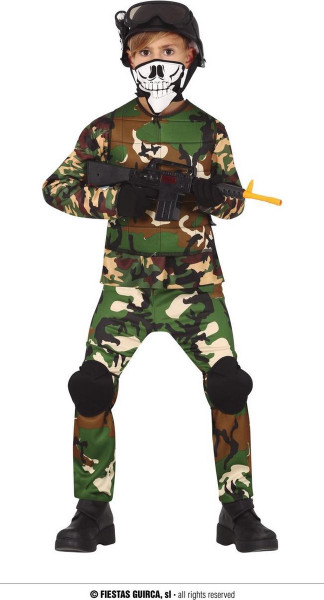 Military Boy Army Soldier Gamer Age Tween Large