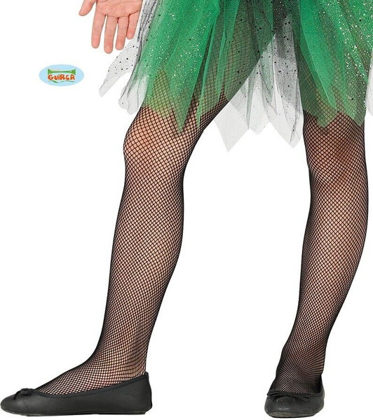 Child Black Net Tights Age 3 to 6 Years